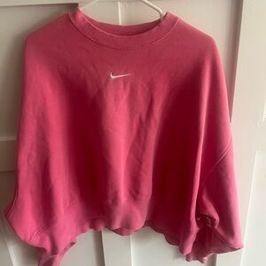 Oversized Pink Nike Crewneck💗